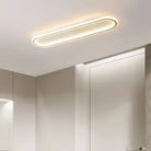 LED Ceiling Light Long Flush Mount, Black or Gold Finish