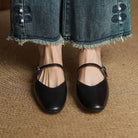 Women's Genuine Leather Mary Jane Mules