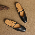 Women's Genuine Leather Mary Jane Mules