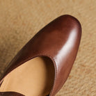 Women's Genuine Leather Mary Jane Mules