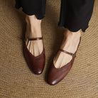 Women's Genuine Leather Mary Jane Mules