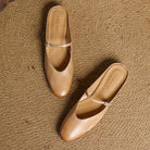 Women's Genuine Leather Mary Jane Mules