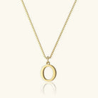 Women's Initial Pendant Necklace - Gold-Tone Letter Charm