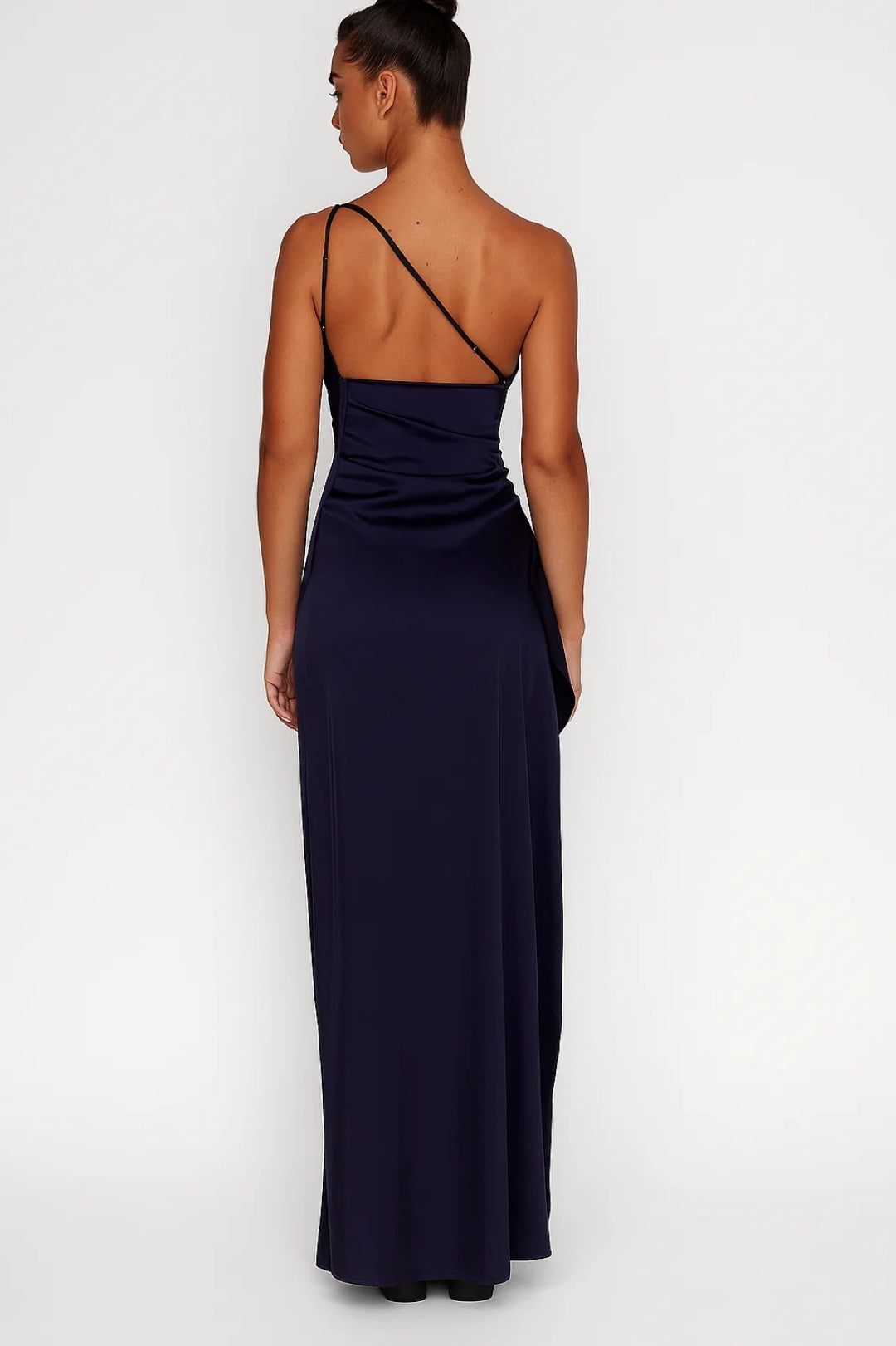 Women's Maxi Dress One Shoulder with High Slit