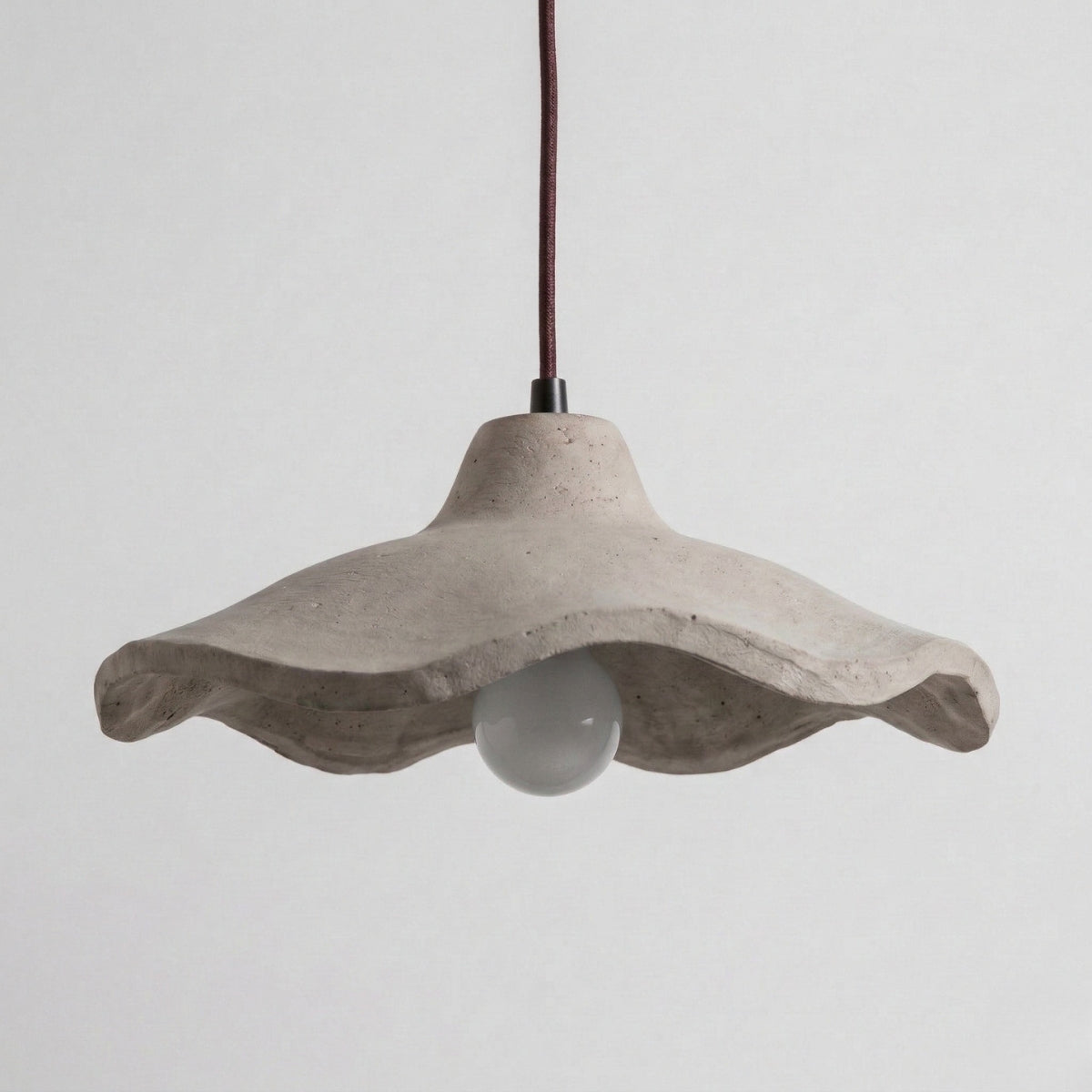 organic cement pendant lamp