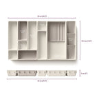 Drawer Organizer with 12 Compartments for Makeup and Cosmetics