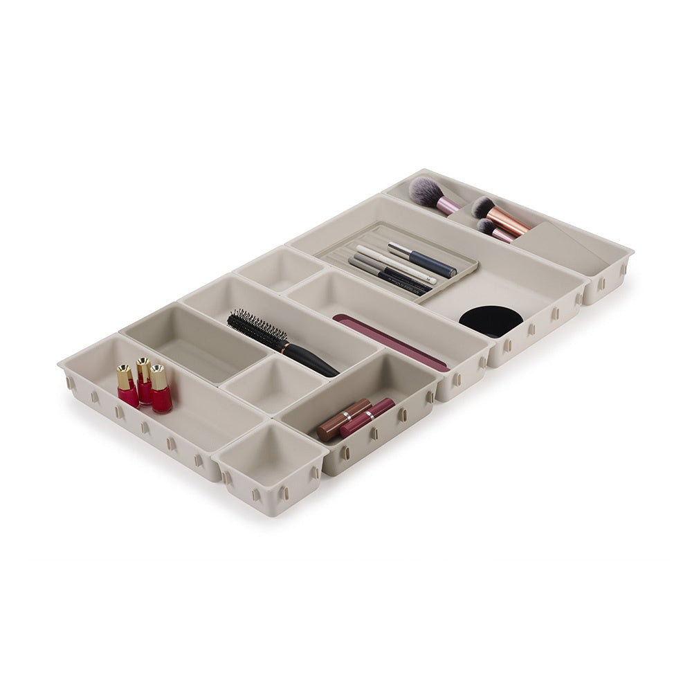 Drawer Organizer with 12 Compartments for Makeup and Cosmetics
