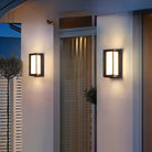 Black LED Wall Light with Motion Sensor – Weatherproof Outdoor Lighting for Garden, Porch & Path