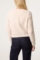 Women's Cardigan with Soft Textured Finish