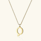 Women's Initial Pendant Necklace - Gold-Tone Letter Charm