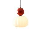 Art Deco Pendant Light - Acrylic Globe Shade Ceiling Lamp