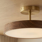 round japanese minimalist ceiling light
