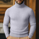 Rupert | Cable Knit Turtleneck Sweater 0