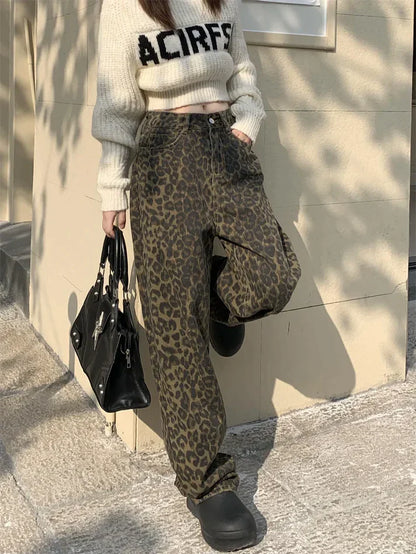 Leopard Broek | Damesbroek met trendy luipaardprint