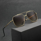 Aviator Sunglasses with Lightweight Metal Frame and UV400 Lenses