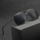 Aviator Sunglasses with Lightweight Metal Frame and UV400 Lenses