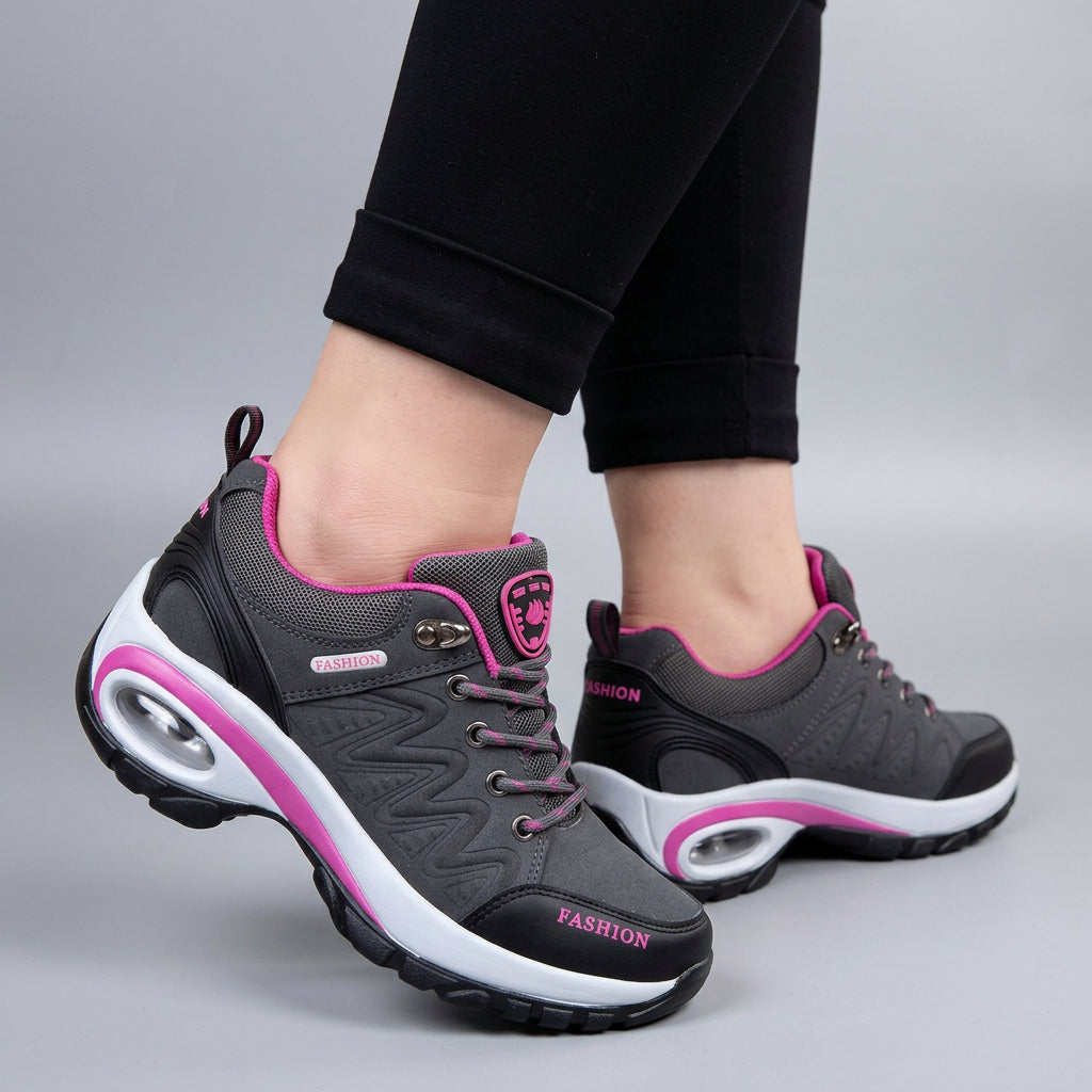 Women's Waterproof Slip-On Trainers - Lightweight Anti-Slip Sneakers