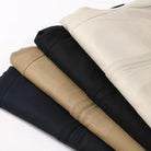 Women's Mandarin Collar Zip Jacket - Cotton Blend