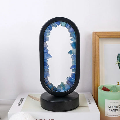 Amethist Lamp – Natuurlijke Paarse Kristallen voor Rustgevende Verlichting in Slaapkamer of Meditatiehoek