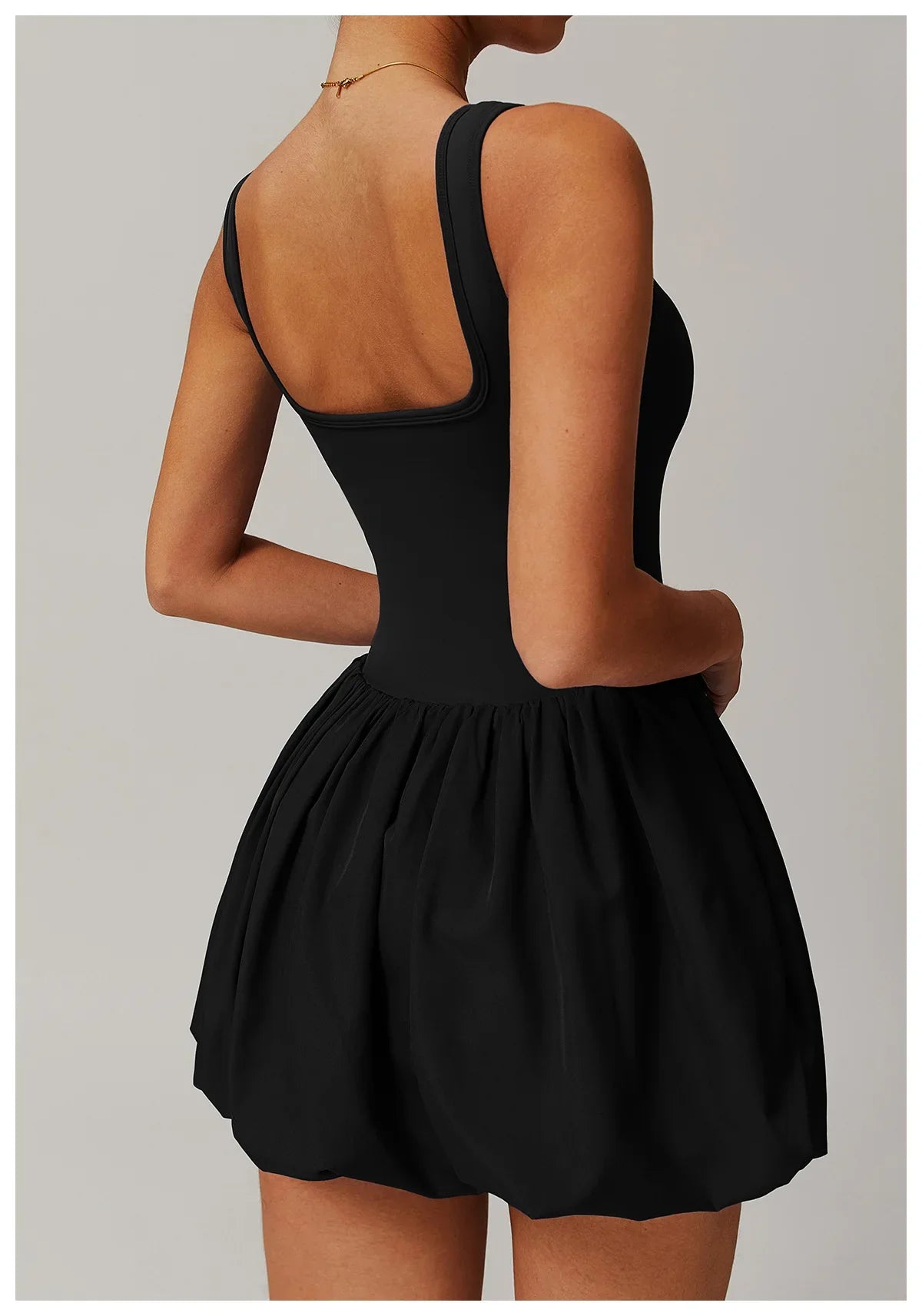 Elena Playsuit Dames | Sportieve Jumpsuit met Rok en Ingebouwde Shorts