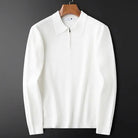Men's Quarter Zip Jumper with Waffle Knit Texture