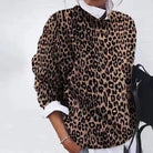 Women's Floral Print Sweater - Soft Knit Pullover