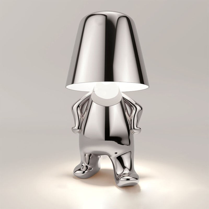 Decorative Figure Table Lamp – Touch-Dimmable Rechargeable LED Lamp