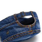 Unisex Denim Cadet Cap – Flat-Top Military Style Hat