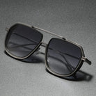 Aviator Sunglasses Polished Metal Frame UV Protection