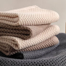 Cotton Tea Towels Set of 6, Honeycomb Weave, Absorbent Quick-Dry