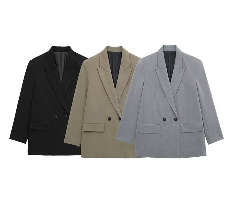 Blazer voor dames met oversized silhouet en chique uitstraling