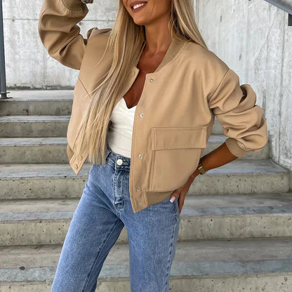 Mascha Stijlvol Casual Jasje | Dames Jasje in Katoen-Polyester Mix met Kreukvrij Design