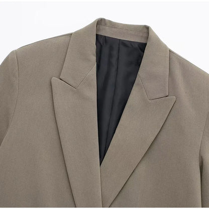 Blazer voor dames met oversized silhouet en chique uitstraling