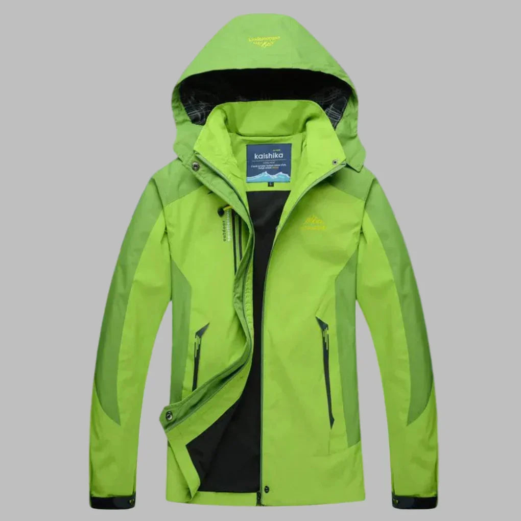 Women's Waterproof Hooded Jacket - Windproof Outdoor Rain Coat