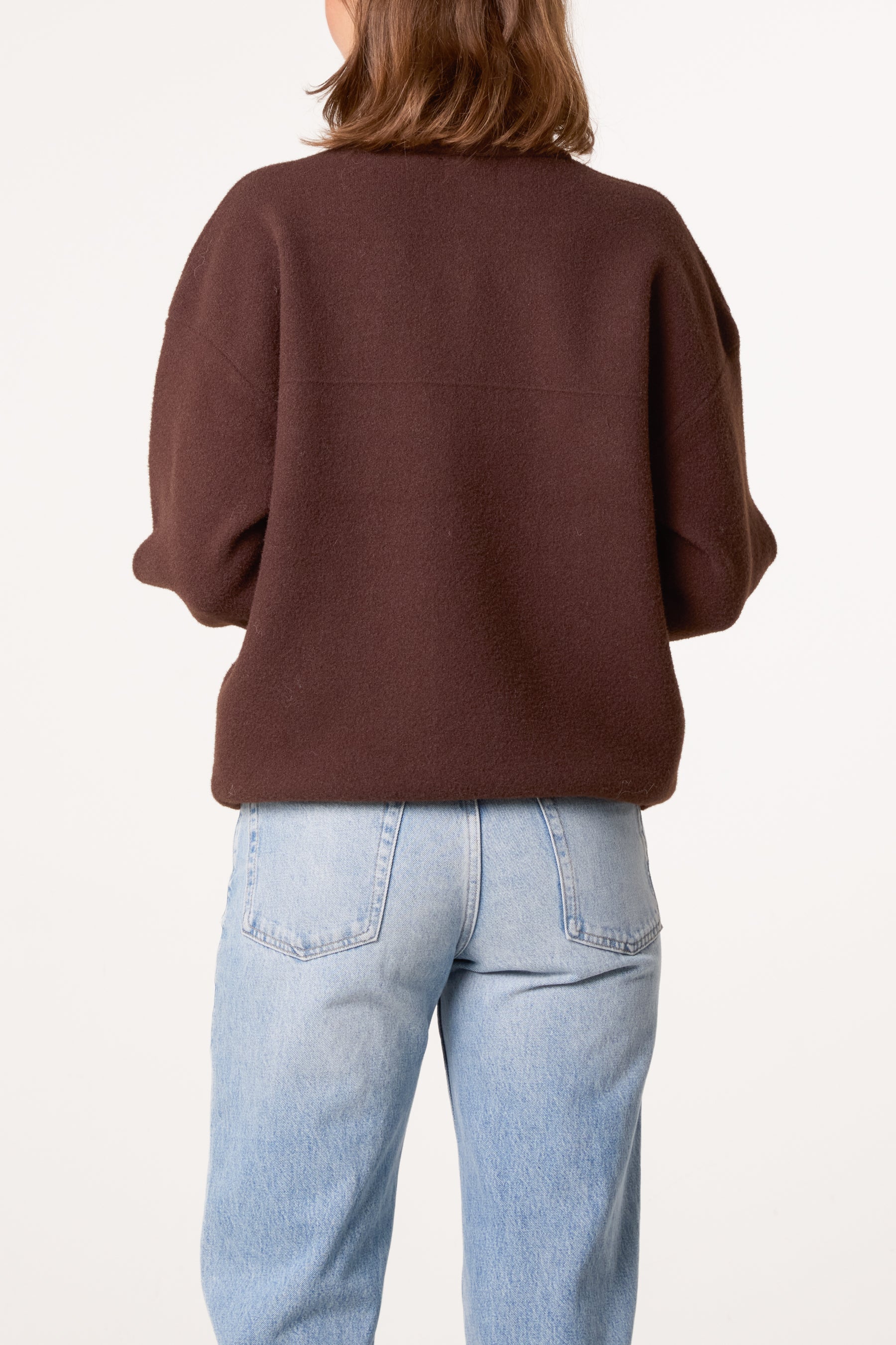 Women's Zip-Up Knit Jacket with Utility Pockets