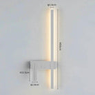 SVEA – Swivel LED Wall Light – Modern Nordic Reading Lamp for Bedroom, white finish wall-mounted with warm LED glow.