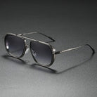 Aviator Sunglasses Polished Metal Frame UV Protection