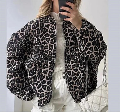 Zella | Bomber Jas Met Luipaard Print
