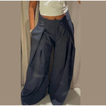 Bella Dames Gestreepte Broek – Baggy Pasvorm