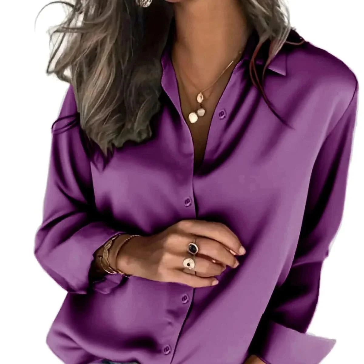 Women's Relaxed Button-Down Shirt