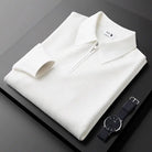 Men's Quarter Zip Jumper with Waffle Knit Texture