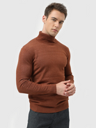 Men's Turtleneck Sweater – Fine Knit Pullover