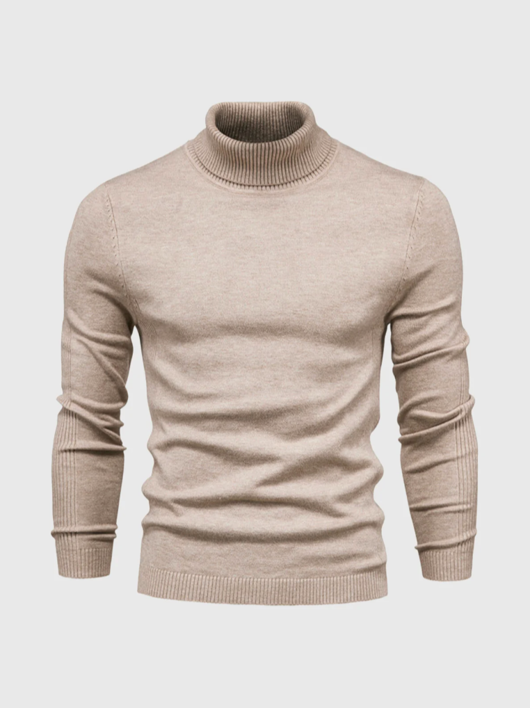 Men's Turtleneck Sweater – Fine Knit Pullover