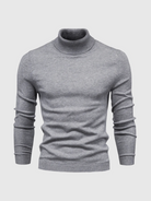 Men's Turtleneck Sweater – Fine Knit Pullover