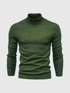 Men's Turtleneck Sweater – Fine Knit Pullover
