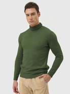 Men's Turtleneck Sweater – Fine Knit Pullover