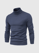 Men's Turtleneck Sweater – Fine Knit Pullover