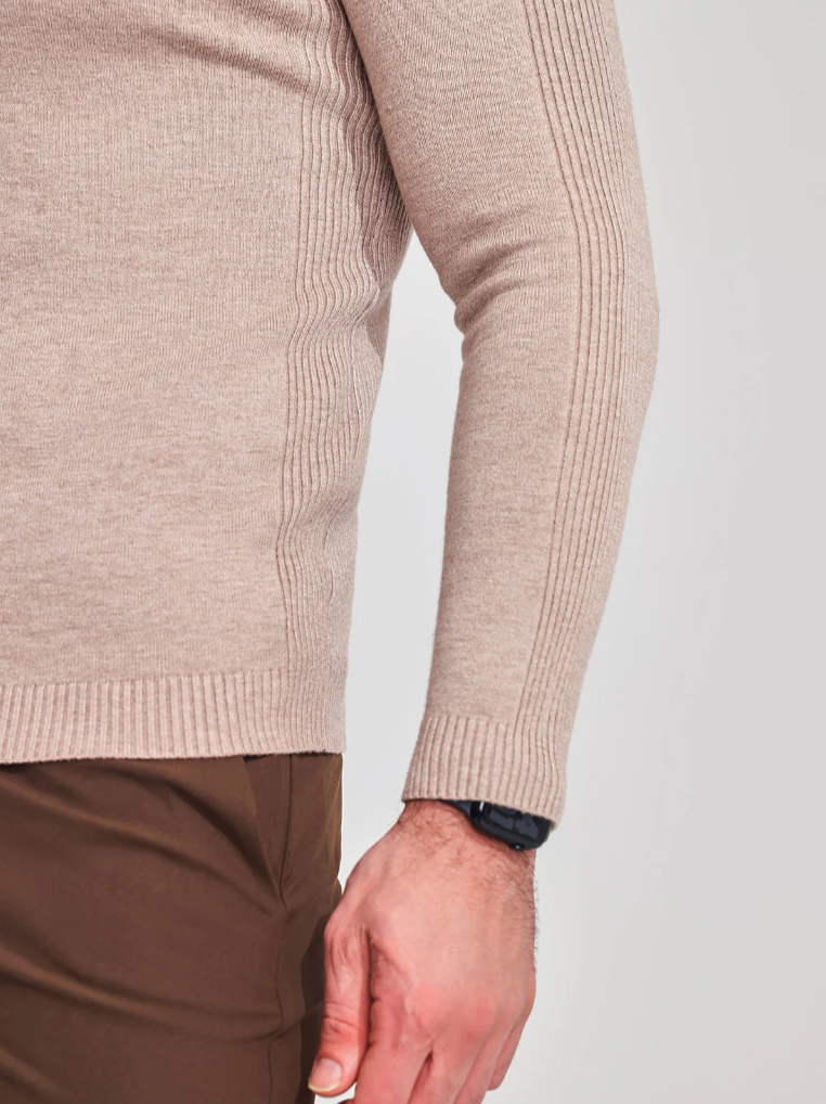 Men's Turtleneck Sweater – Fine Knit Pullover