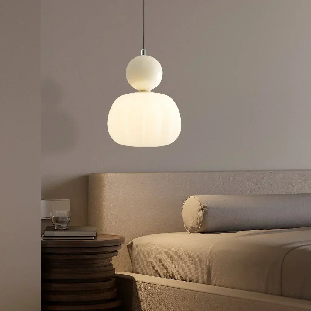 Hanglamp | Moderne metalen hanglamp met 3 lichtpunten in crème en andere kleuren