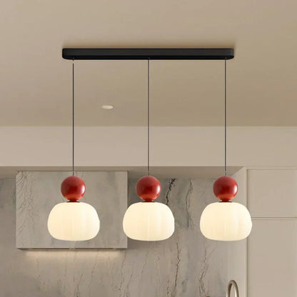 Hanglamp | Moderne metalen hanglamp met 3 lichtpunten in crème en andere kleuren